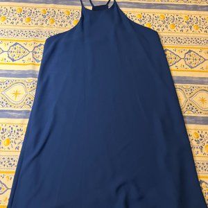 SOPRANO Blue A-line Halter Dress